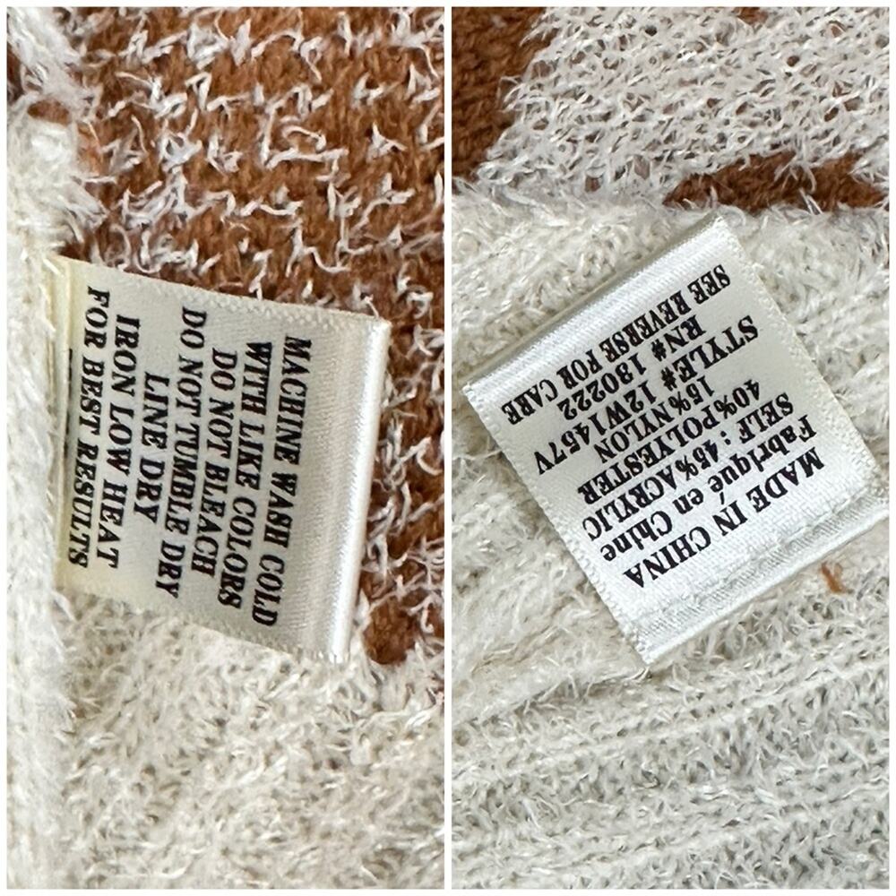 Very J Cheetah Hooded Cardigan Sweater SZ M - Picture 9 of 10